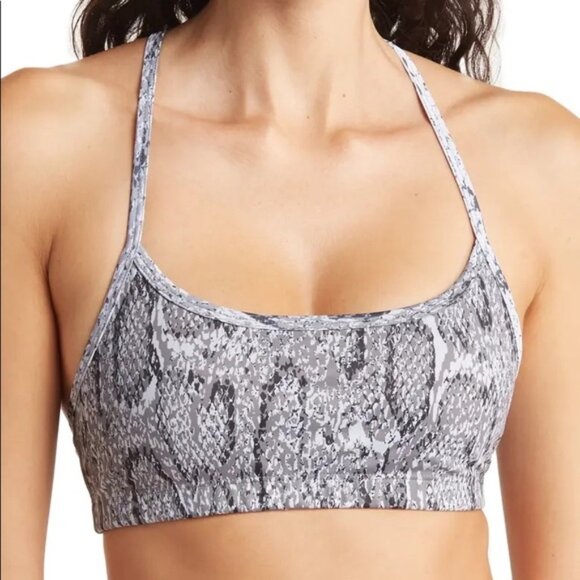 BNWT Beyond Yogo XS Ombre Snake Adjustable Strap Bra - Picture 1 of 4